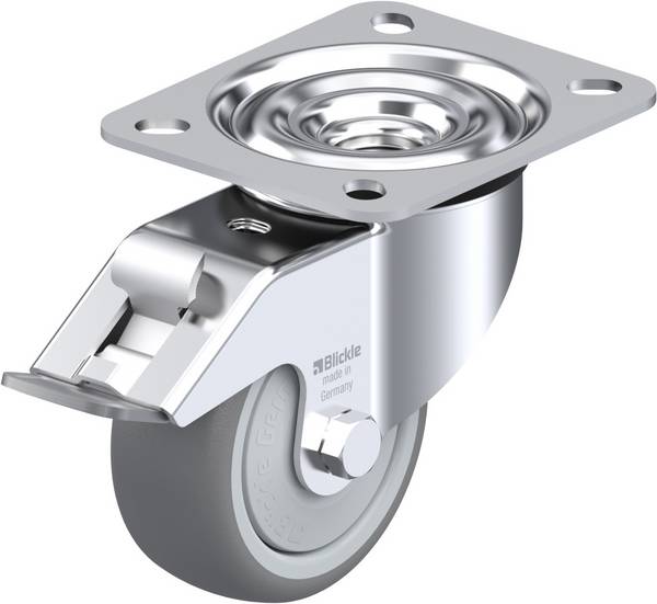 Blickle 626218 LE-TPA 80KF-FI Otočné kolečko s brzdou Ø kola: 80 mm nosnost (max.): 100 kg 1 ks