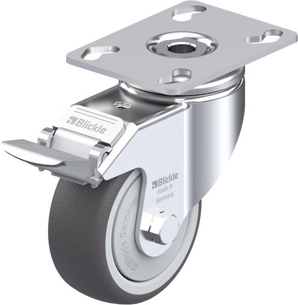 Blickle 755344 LKPA-PATH 80KF-FI Otočné kolečko s brzdou Ø kola: 80 mm nosnost (max.): 120 kg 1 ks