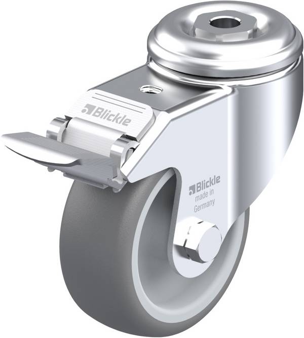 Blickle 575183 LKRA-TPA 80G-11-FI Otočné kolečko s brzdou Ø kola: 80 mm nosnost (max.): 100 kg 1 ks