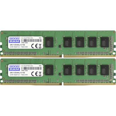 Goodram GoodRam Sada RAM pro PC   DDR4 8 GB 2 x 4 GB Bez ECC 2400 MHz 288pin DIMM CL17 GR2400D464L17S/8GDC