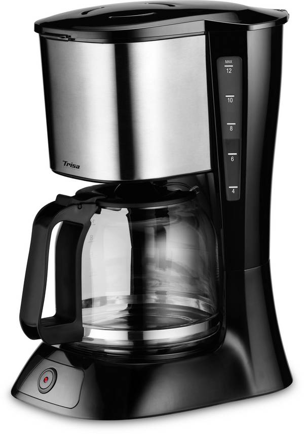 Trisa Perfect Coffee 12 kávovar černá, nerezová ocel  připraví šálků najednou=12 funkce uchování teploty