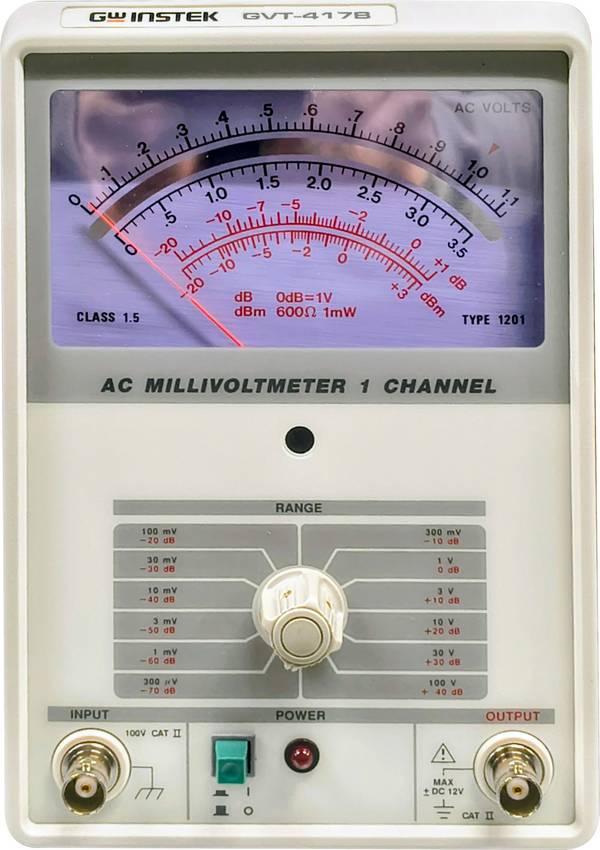 GW Instek 01VT417B00GS GVT-417B muilivoltmetr 1 ks