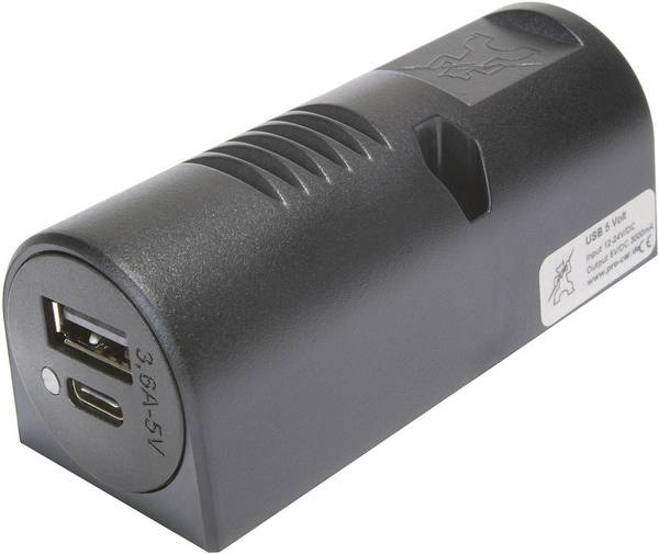 ProCar Vestavná dvojitá zásuvka USB-C/a    12 nebo 24 V/DC