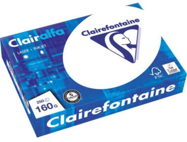 Clairefontaine Clairalfa 2618C   univerzální kopírovací papír A4 160 g/m² 250 listů vysoce bílá
