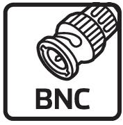 Symbol BNC konektoru.