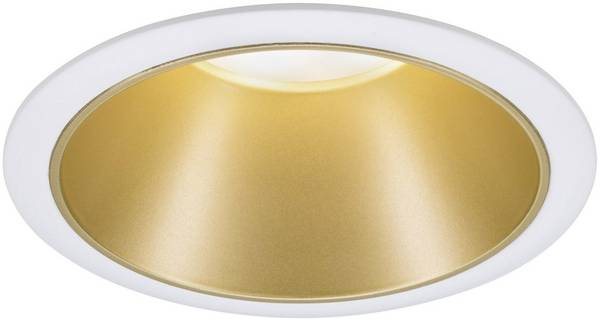 Paulmann 93405 Cole Coin LED vestavné svítidlo, LED, 6 W, bílá, zlatá
