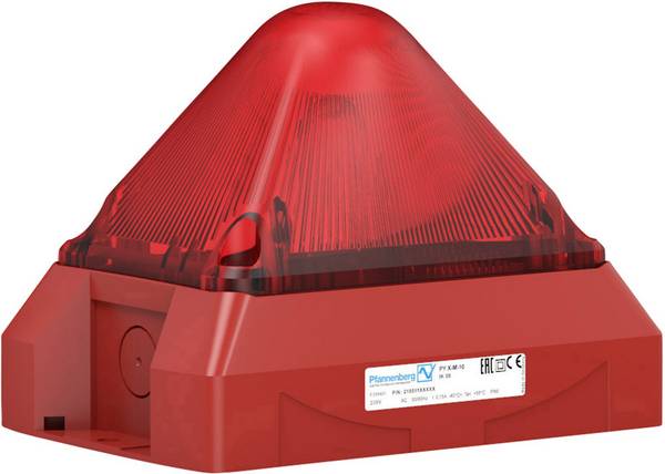 Pfannenberg bleskovka  PY X-M-10-SSM 24VDC RD RAL3000 21551805005 červená červená  24 V/DC