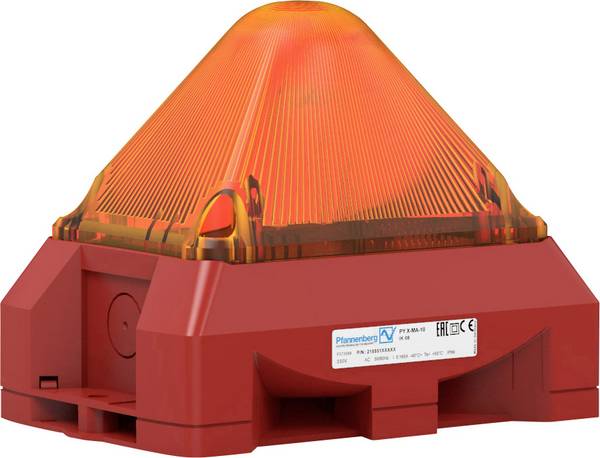 Pfannenberg opticko-akustický vysílač  PY X-MA-10 10-57VDC AM RAL3000 oranžová  24 V/DC 100 dB