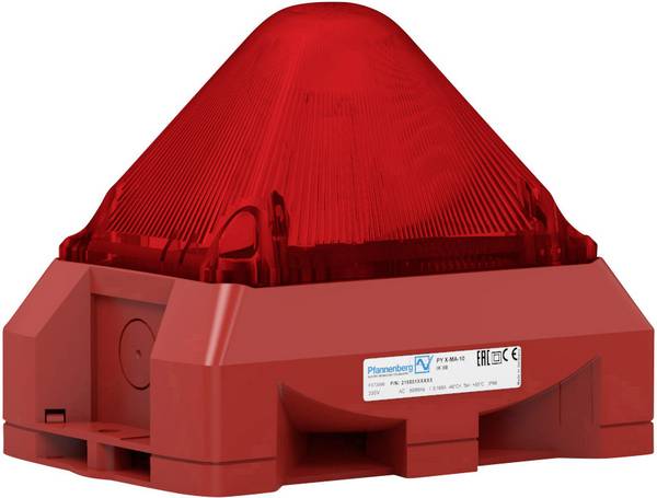 Pfannenberg opticko-akustický vysílač  PY X-MA-10 10-57VDC RD RAL3000 červená  24 V/DC 100 dB