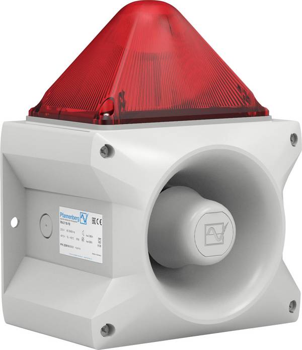 Pfannenberg opticko-akustický vysílač  PA X 10-10 24 DC RD 7035 červená  24 V/DC 110 dB
