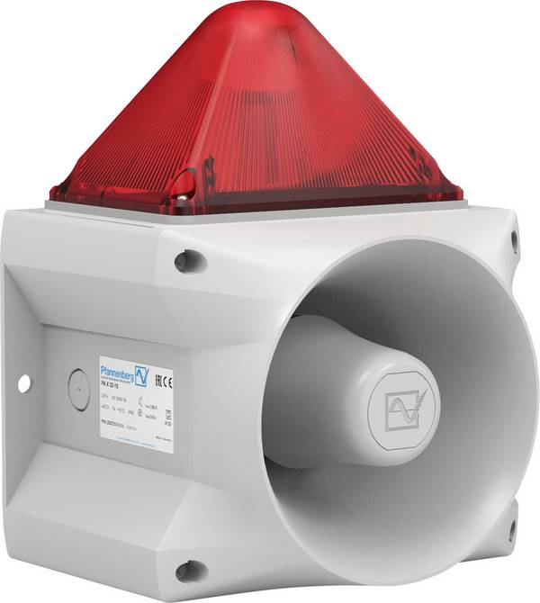 Pfannenberg opticko-akustický vysílač  PA X 20-15 24 DC RD 7035 červená  24 V/DC 120 dB