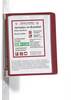 Durable 591403 pohledová tabule červená (š x v x h) 325 x 360 x 260 mm DIN A4