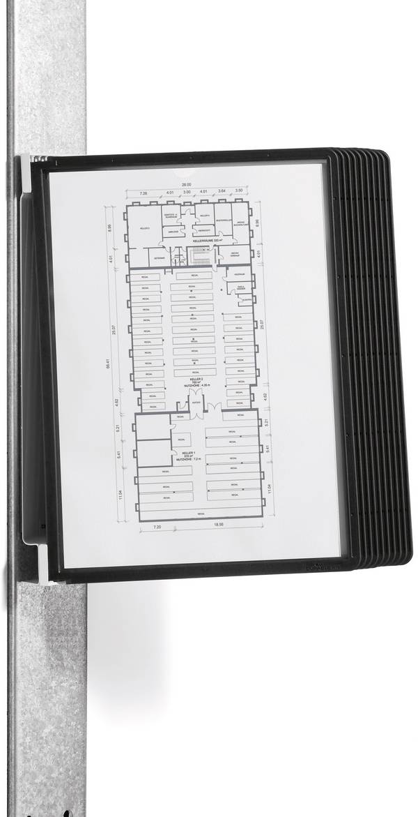 Durable 591801 pohledová tabule  černá (š x v x h) 325 x 390 x 260 mm DIN A4