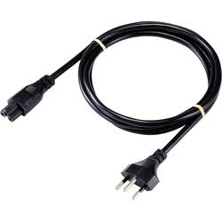 Sygonix SY-5042688 notebook síťový kabel černá 1.80 m