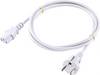 Sygonix SY-5043494 IEC kabel bílá 2.00 m