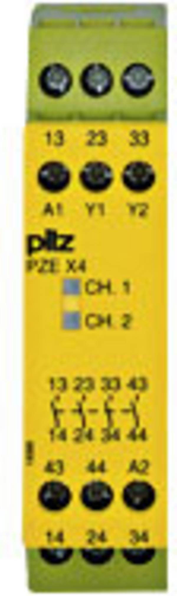 PILZ PZE X4 24VDC 4n/o rozšíření kontaktů, 24 V/DC, 4 spínací kontakty, (š x v x h) 22.5 x 87 x 121 mm, 774585, 1 ks