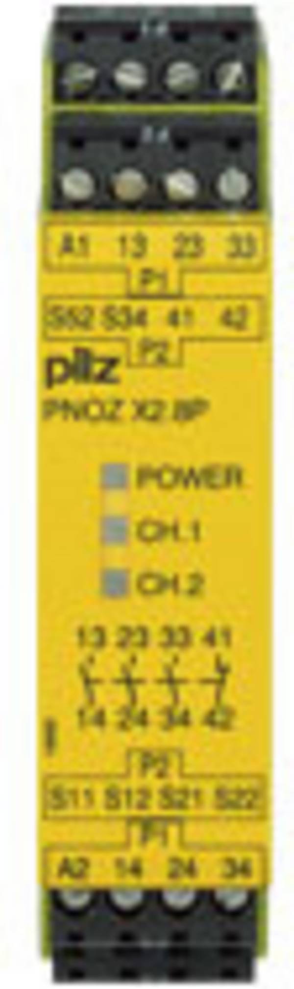 PILZ PNOZ X2.8P 24VACDC 3n/o 1n/c bezpečnostní relé, 24 V DC/AC, 3 spínací kontakty, 1 rozpínací kontakt, (š x v x h) 22.5 x 94 x 121 mm, 777301, 1 ks