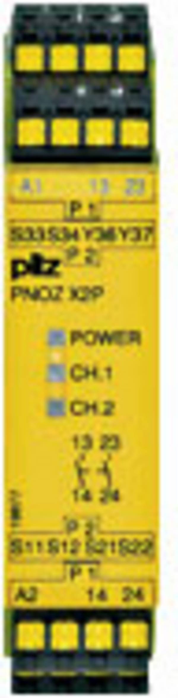 PILZ PNOZ X2P C 24VACDC 2n/o bezpečnostní relé, 24 V DC/AC, 2 spínací kontakty, (š x v x h) 22.5 x 101 x 121 mm, 787303, 1 ks