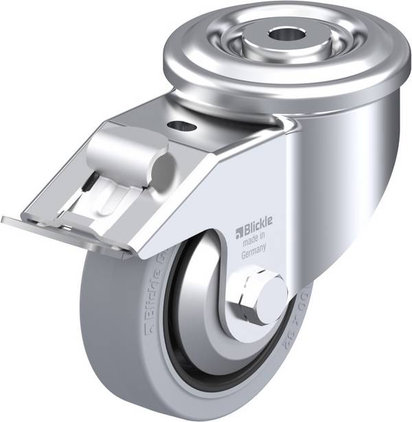Blickle 851501 LKR-POEV 100KAD-FI-SG-FA Otočné kolečko s brzdou Ø kola: 100 mm nosnost (max.): 200 kg 1 ks
