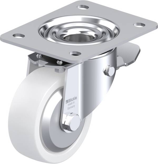 Blickle 750489 LK-SPO 100G-3-ST-FA Otočné kolečko s brzdou Ø kola: 100 mm nosnost (max.): 350 kg 1 ks