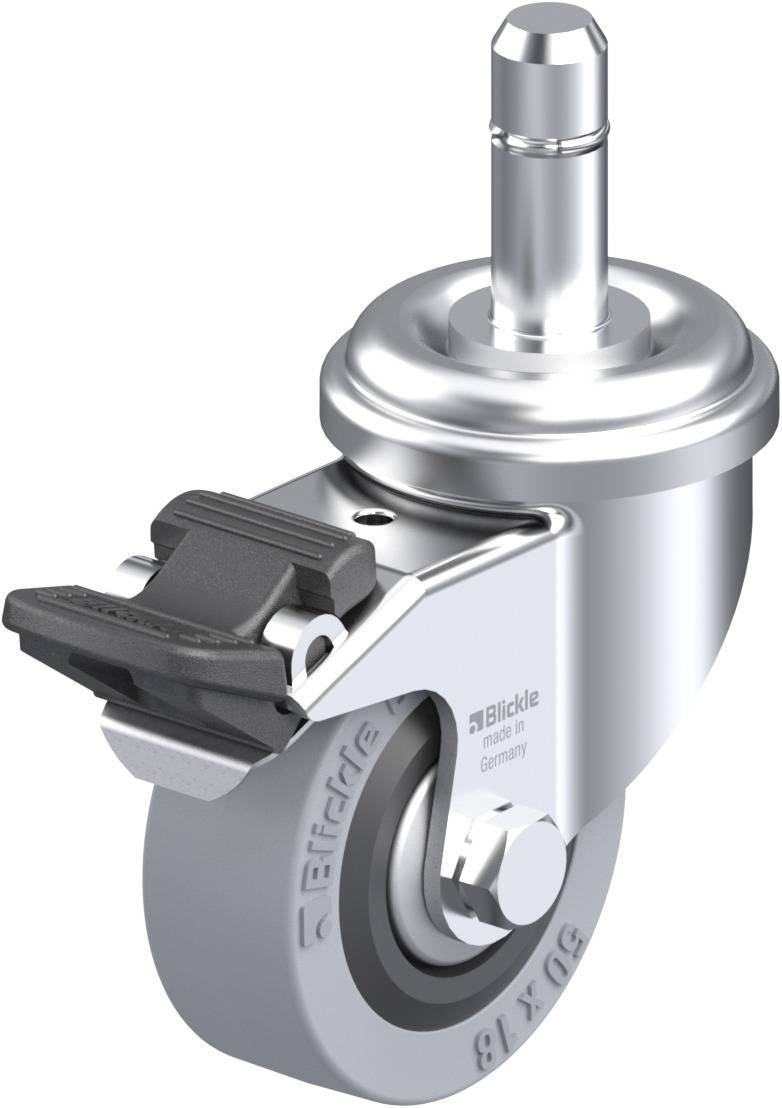 Blickle 343319 LRA-VPA 50G-FI-FA-ES Otočné kolečko s brzdou Ø kola: 50 mm nosnost (max.): 40 kg 1 ks