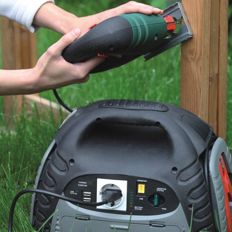 Aerotec systém pro rychlé startování auta AEROmobile, 69010001, max. startovací proud 400 A, 2x výstup 12 V, 2x USB kone-1