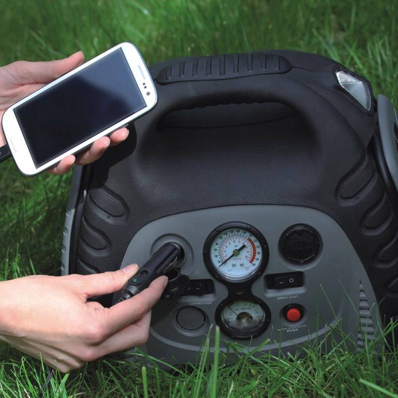 Aerotec systém pro rychlé startování auta AEROmobile, 69010001, max. startovací proud 400 A, 2x výstup 12 V, 2x USB kone-2