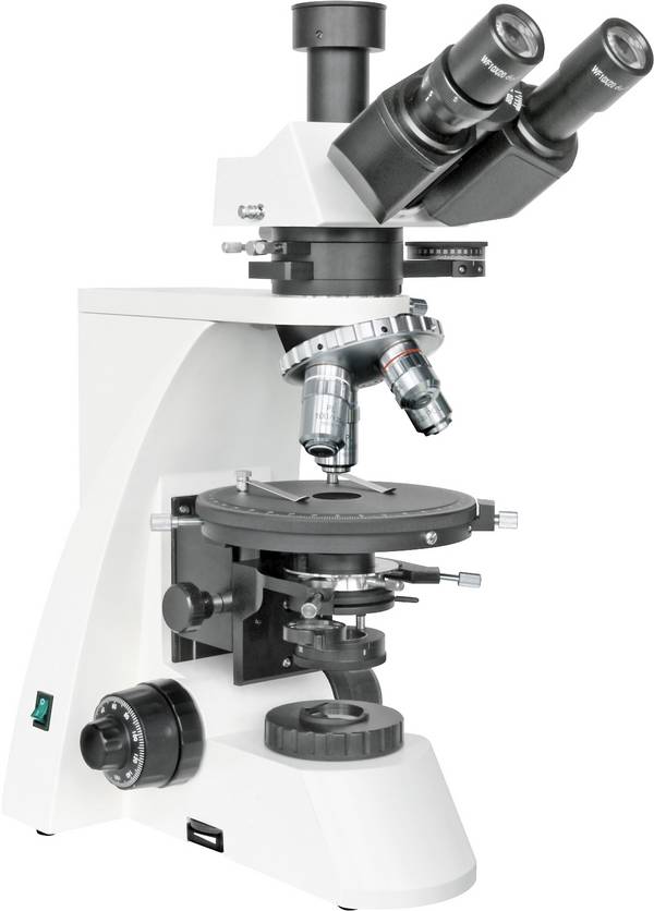 Bresser Optik 5780000 Science MPO 401 Mikroskop polarizační mikroskop trinokulární 1000 x procházející světlo
