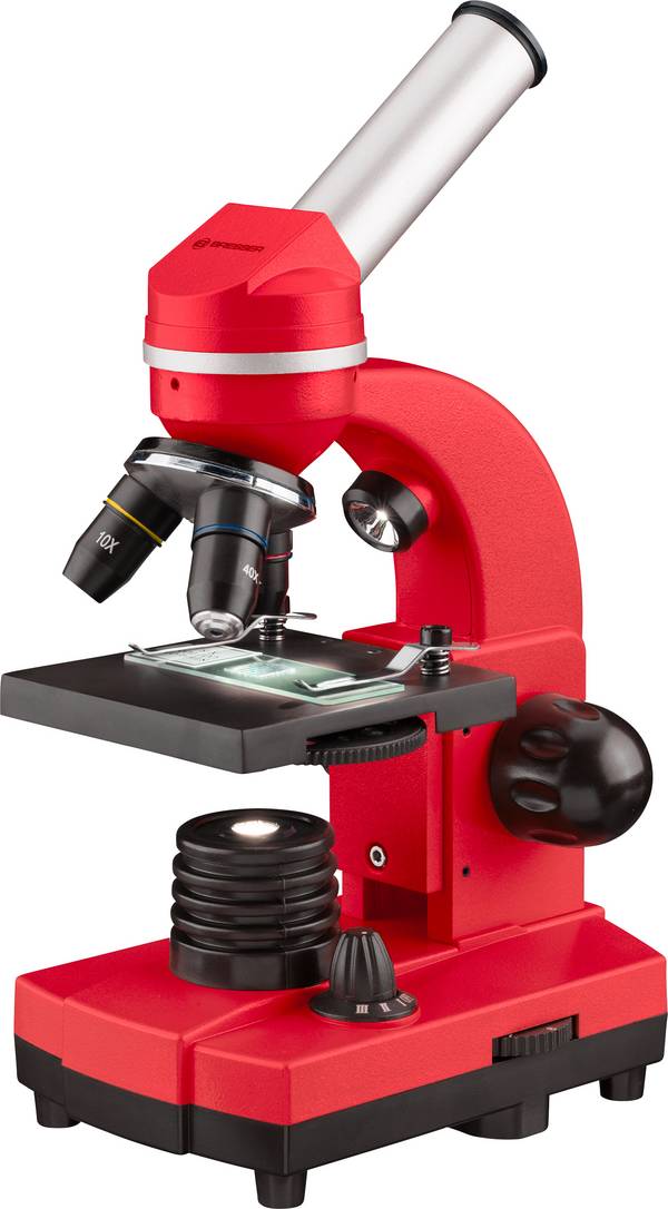 Bresser Optik 8855600E8G000 Biolux SEL Schülermikroskop dětský mikroskop monokulární 1600 x dopadající světlo, procházející světlo