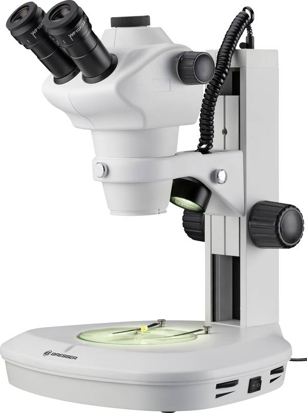 Bresser Optik 5806200 Science ETD-201 Trino Zoom stereomikroskop trinokulární 50 x dopadající světlo, procházející světlo