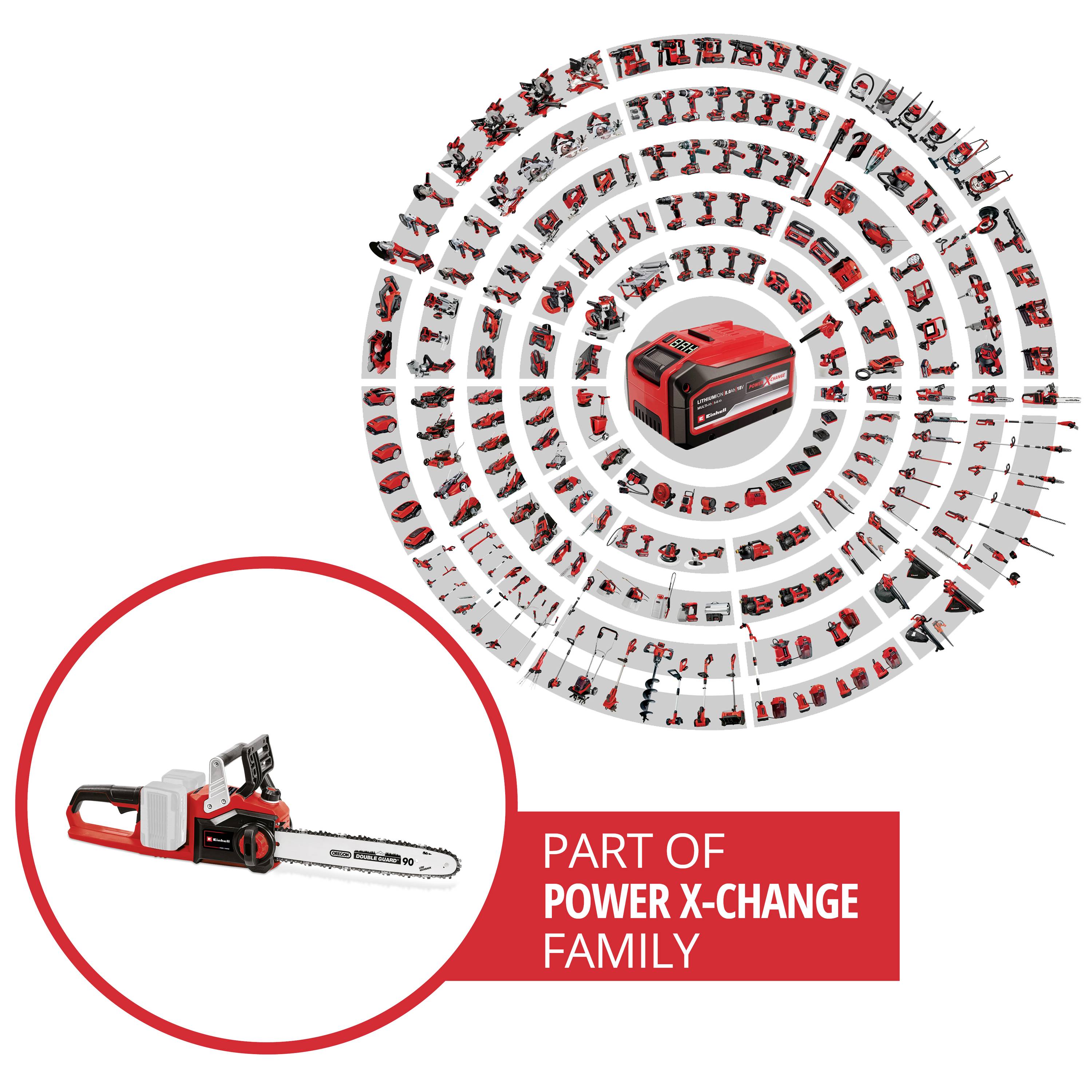 Einhell GP-LC 36/35 Li akumulátor řetězová pila + 2. akumulátor, vč. nabíječky délka čepele 350 mm-3