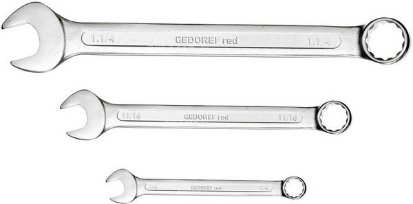 Gedore RED 3301040 R09110072 očkoplochý klíč  Délka klíče (cm) (jen pro nadpis) 07 - 19 mm Délka klíče (palce) (jen pro nadpis) 1 1/8"