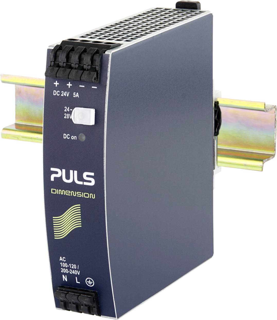PULS Puls síťový zdroj na DIN lištu, 24 V, 5 A, 120 W, výstupy 1 x