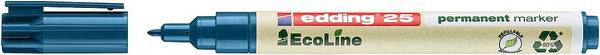 Edding e-25 EcoLine 4-25003 permanentní popisovač  modrá Vodotěsné: Ano