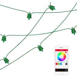 LED osvětlení vánočního stromečku řízené aplikací Mipow BLT505-GN;MiPow Playbulb String, vnitřní/venkovní, 230 V, N/A, 10 m