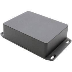 Univerzální pouzdro Hammond Electronics 1590BB2FLBK 1590BB2FLBK, 119 x 94 x 38 , Hliníkový tlakový odlitek , černá, 1 ks