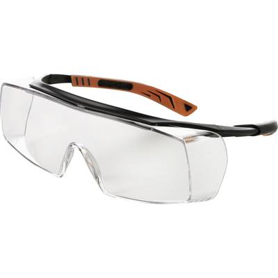 Univet 5X7 5X7-01-00 převlečné brýle vč. ochrany proti zamlžení, vč. ochrany před UV zářením černá, oranžová EN 166 DIN 