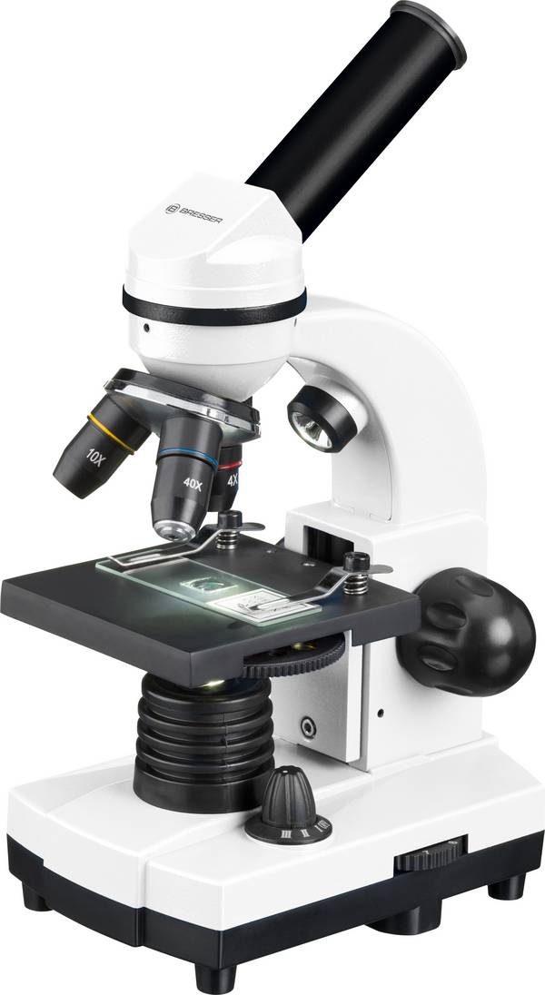 Bresser Optik 8855610GYE000 Biolux SEL dětský mikroskop monokulární 1600 x dopadající světlo, procházející světlo