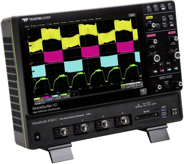 Teledyne LeCroy WaveSurfer 4054HD digitální osciloskop Kalibrováno dle (DAkkS), 500 MHz, 12 Bit, s pamětí (DSO), 1 ks, WaveSurfer 4054HD