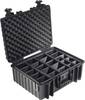 B & W International outdoor.cases Typ 6600 outdoorový kufřík, 26 l, (š x v x h) 550 x 225 x 350 mm, černá, 6600/B/RPD