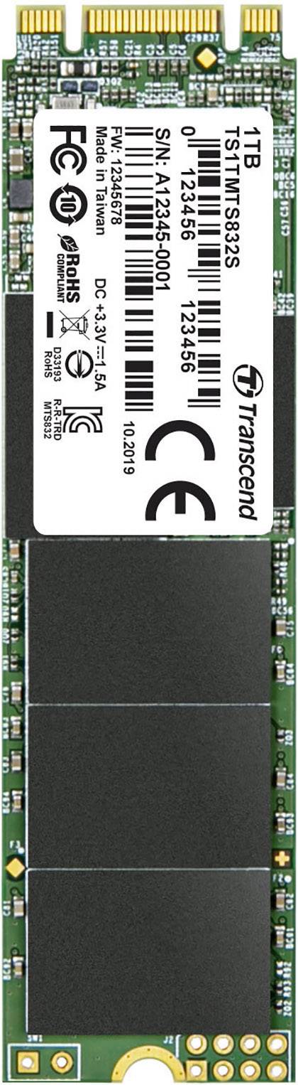 Transcend 832S 1 TB interní SSD disk SATA M.2 2280 M.2 SATA 6 Gb/s Retail TS1TMTS832S