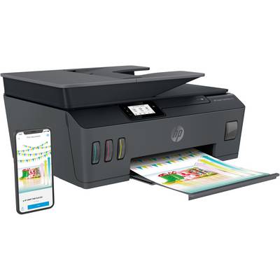 HP Smart Tank Plus 655 multifunkční tiskárna inkoustová barevná A4 tiskárna, skener, kopírka, fax ADF, Bluetooth®, Tinte-4