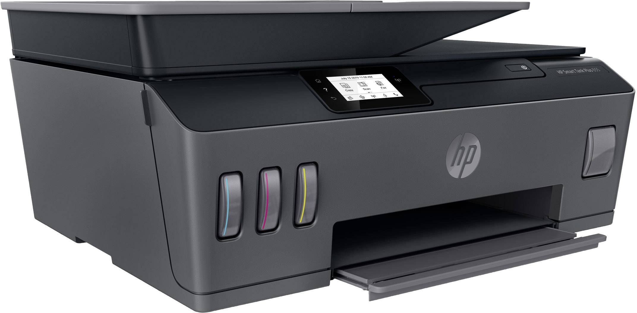 HP Smart Tank Plus 655 multifunkční tiskárna inkoustová barevná A4 tiskárna, skener, kopírka, fax ADF, Bluetooth®, Tinte-7