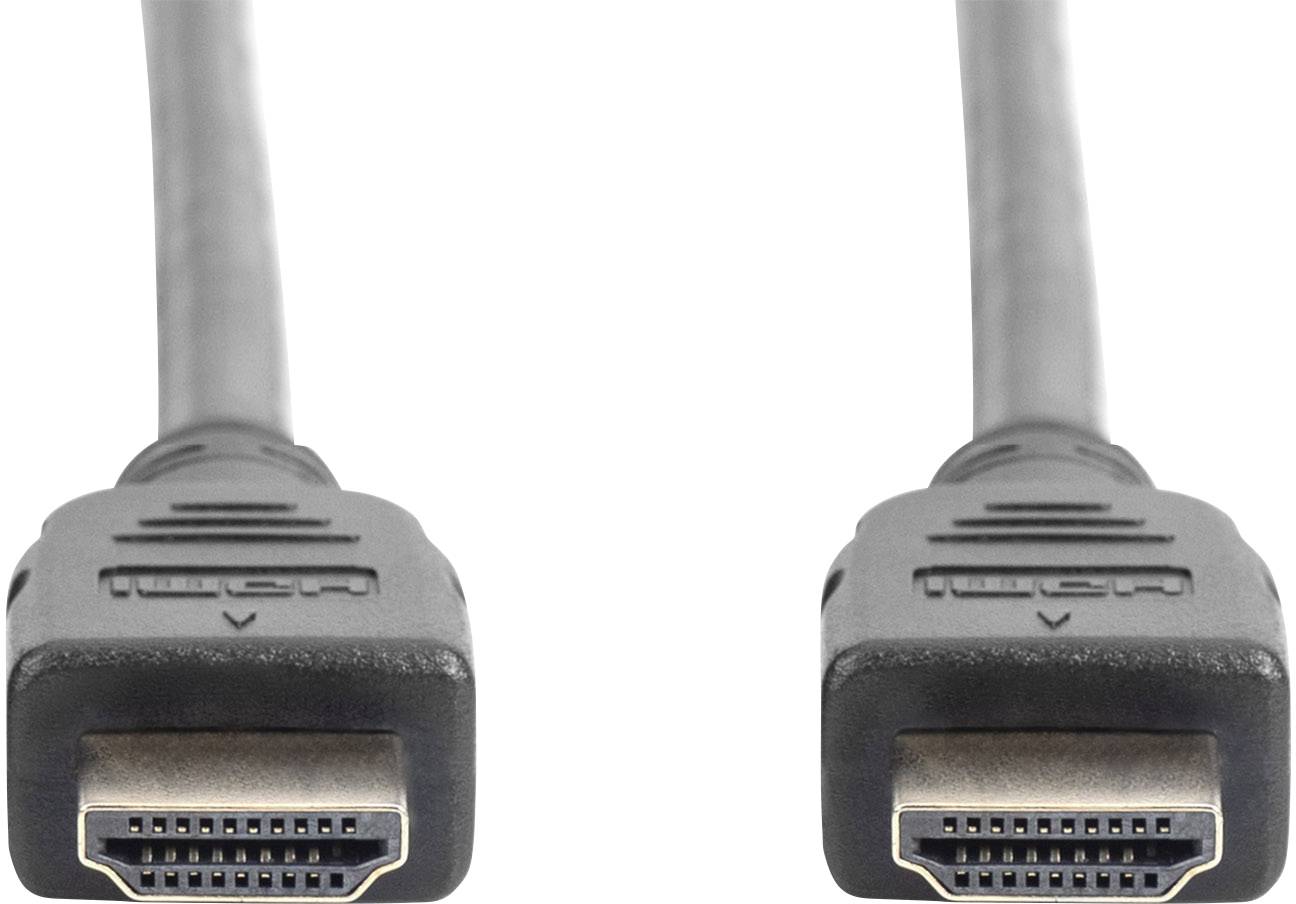 Dva černé HDMI kabely vedle sebe.