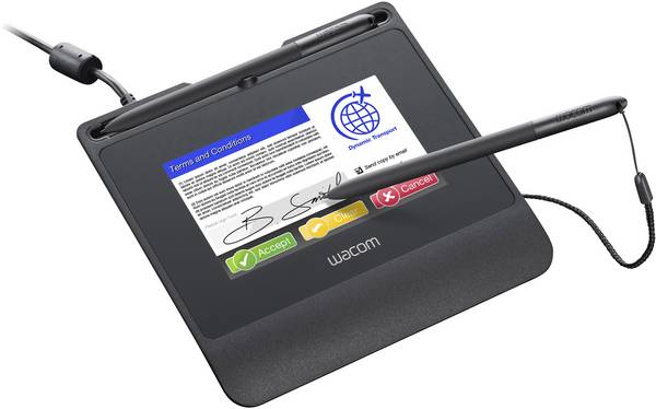 Wacom Signature Set STU-540 & sign pro PDF USB digitální podpisová podložka černá