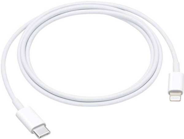Apple USB kabel poškozený/chybějící obal USB-C ® zástrčka, Apple Lightning konektor 1.00 m bílá MX0K2ZM/A-B