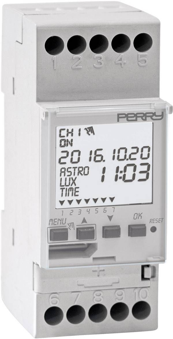 Wallair 1IO4091 časovač, digitální, týdenní program, 3500 W, IP20