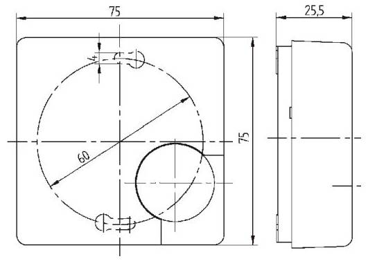 Eberle RTR-E 6731 pokojový termostat na omítku, 111170551100, 1 ks-2