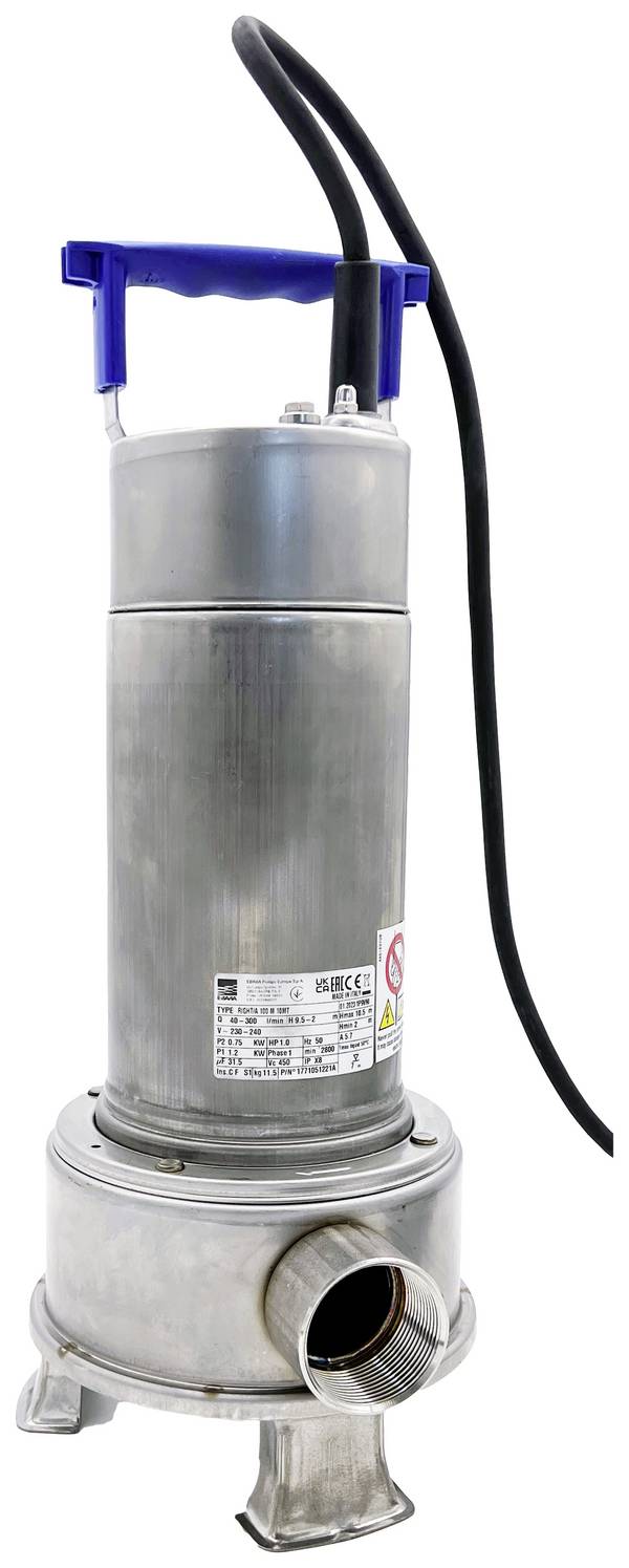 Ebara 1771051221A RIGHT 100 M ponorné čerpadlo pro užitkovou vodu  18 m³/h 10.5 m