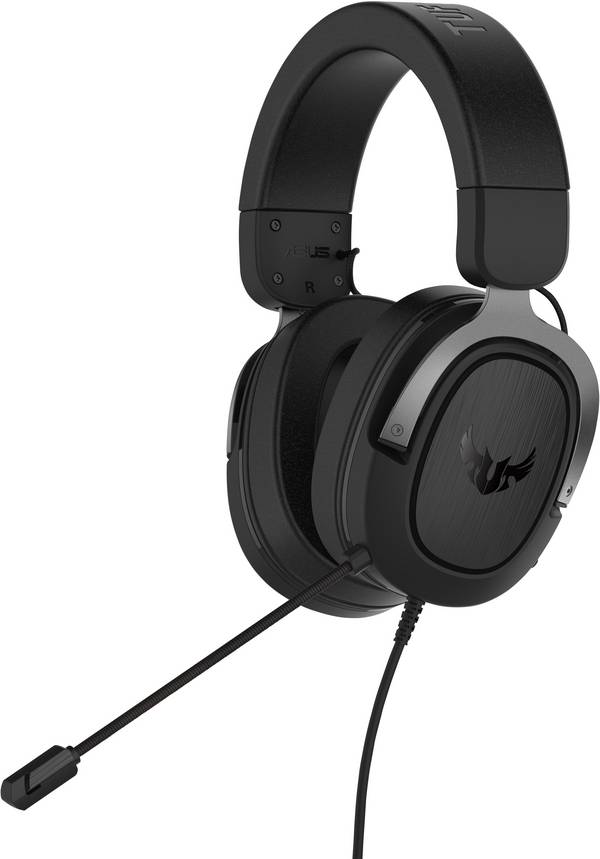 Asus TUF H3  Headset uzavřená (Over Ear) kabelová 7.1 Surround Gun Metall   Gaming